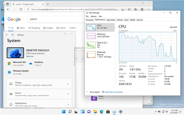 Android 13 立功！谷歌Pixel 6成功运行Win11虚拟机