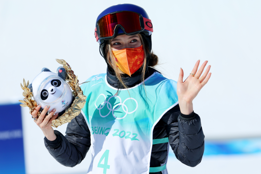 △2月8日，谷爱凌夺得北京冬奥会自由式滑雪女子大跳台冠军。