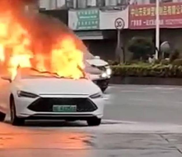 广东中山一辆秦PLUS DM-i发生起火事故，比亚迪：未造成人员伤亡