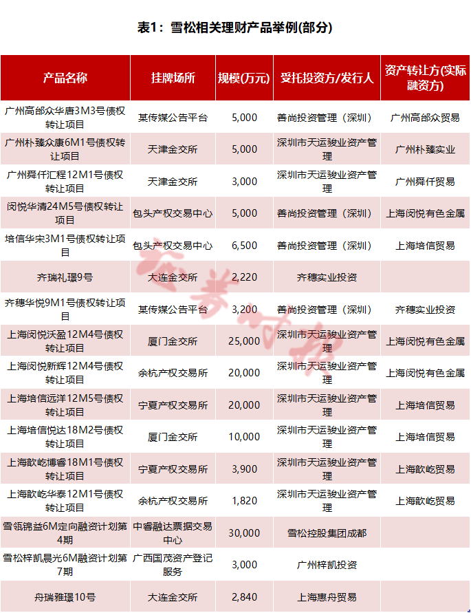 “雪松200亿涉众募资调查：假借灰色通道，裹挟一众伪国企，底层资产涉“空转”贸易