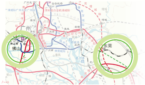 佛穗莞城际走向一变n
