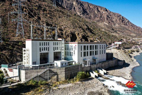 图为吉牛水电站厂房