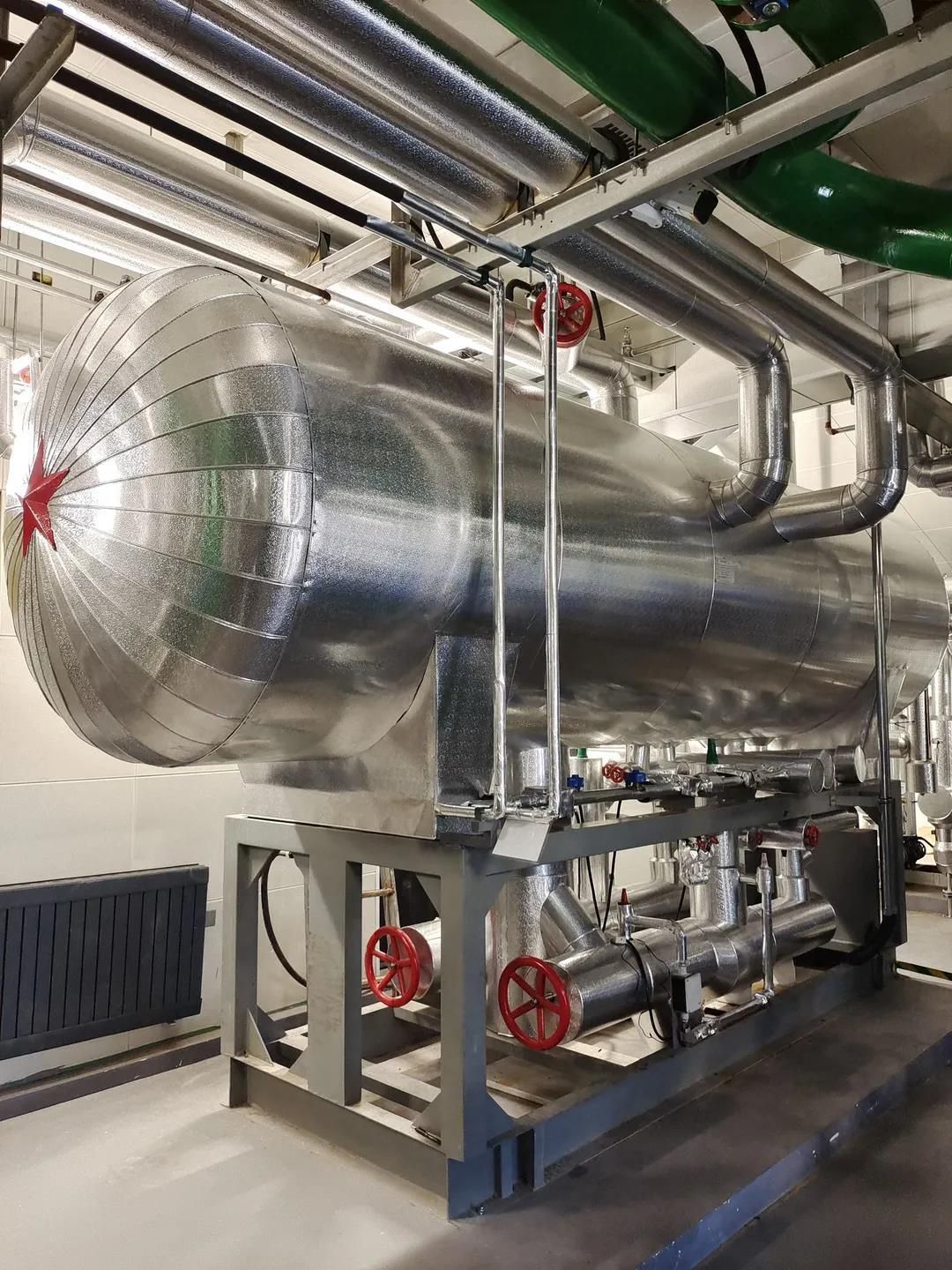 制冰系统中的二氧化碳桶泵机组.