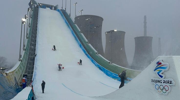 北京奥运滑雪场图片