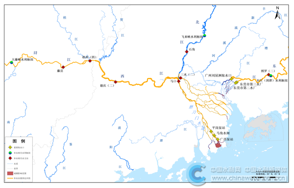 中国水利网站讯 去冬以来珠江流域西江,东江来水持续偏少.