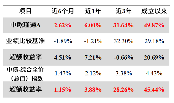 （数据来源：基金公司定期公告，指数数据来自WIND，时间截止2021年12月31日）