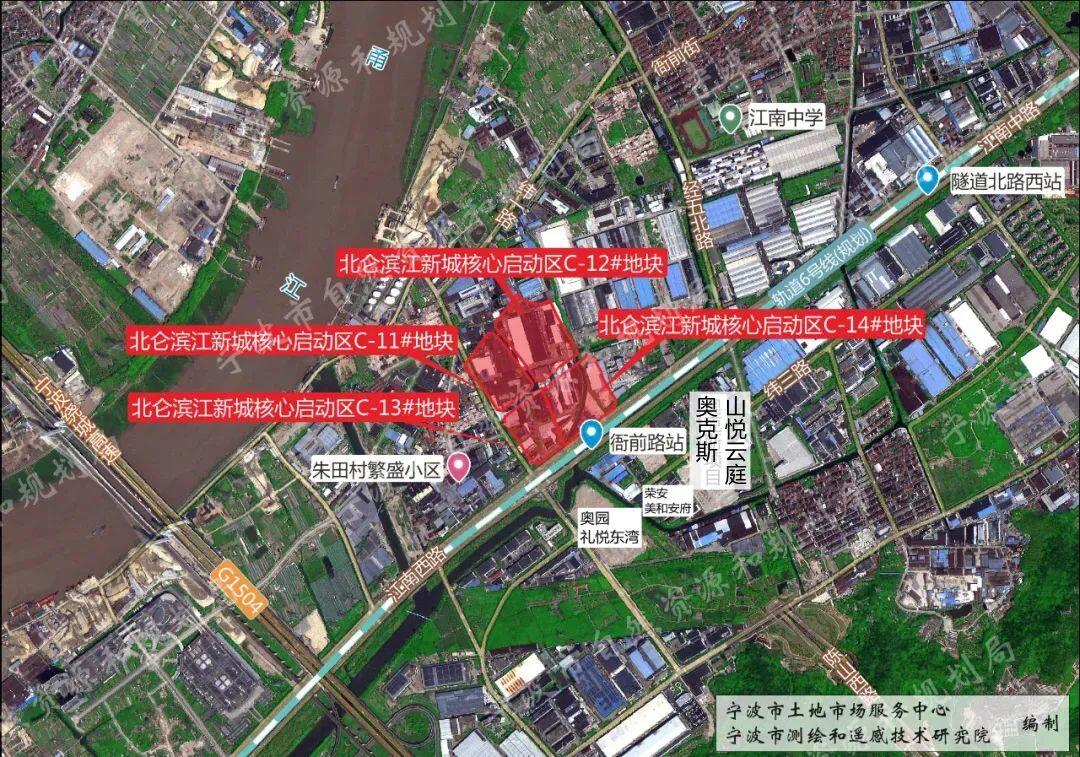 该项目就在规划轨道交通6号线一期衙前路站口,隔江南路与滨江新城首批