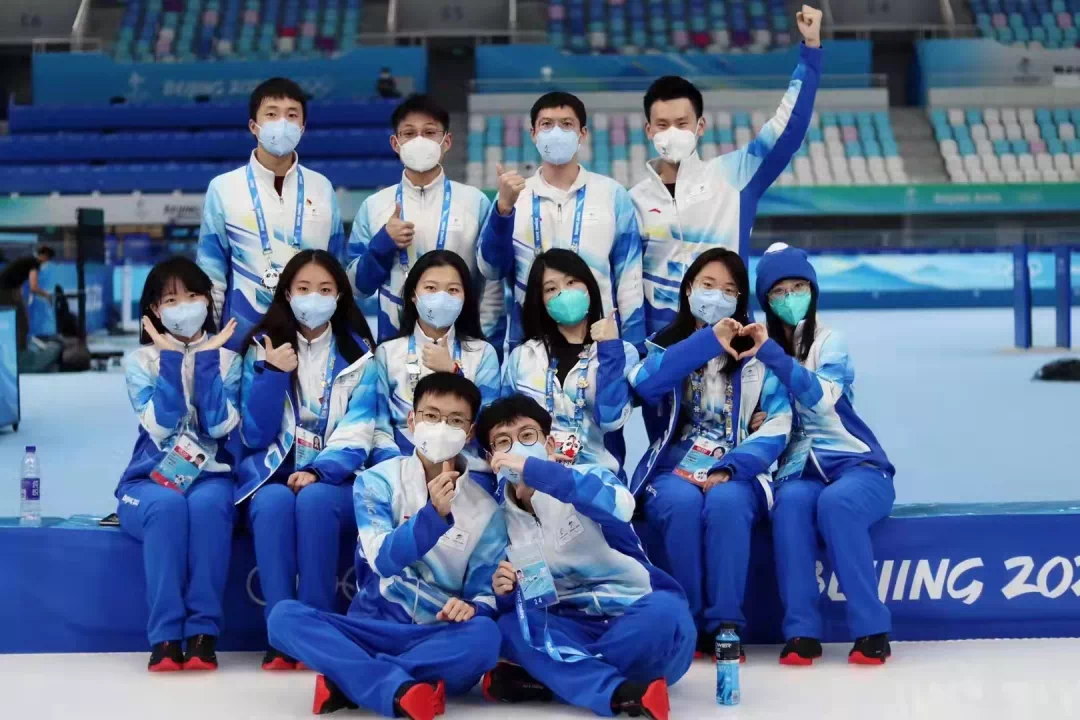 北京冬奥会志愿者合影图片