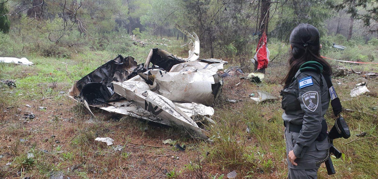 事故现场图(来自以色列警方)