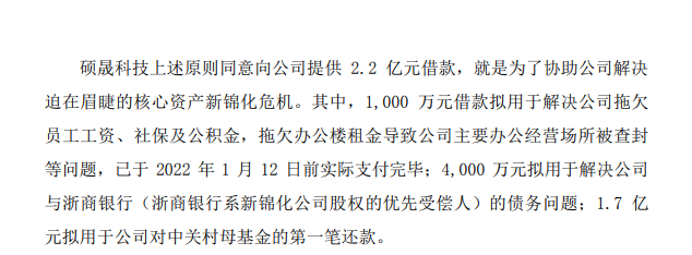 图片来源：公告截图