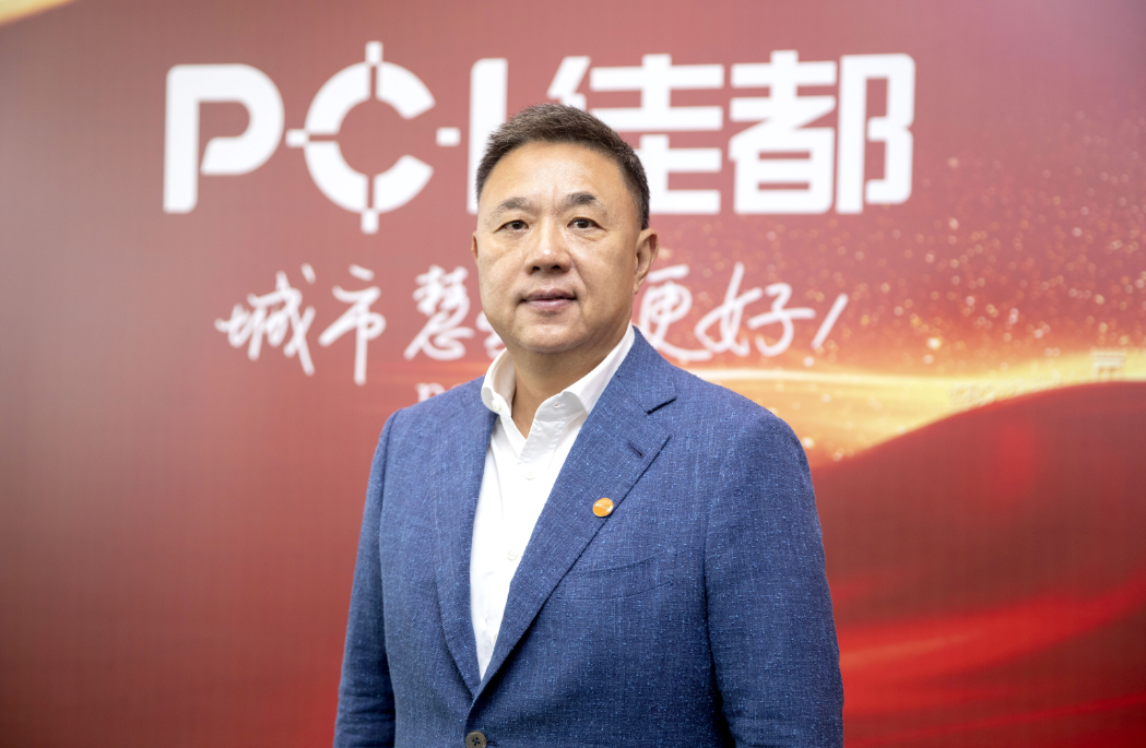 全国政协委员、佳都科技集团董事长刘伟。图片来源：受访者供图