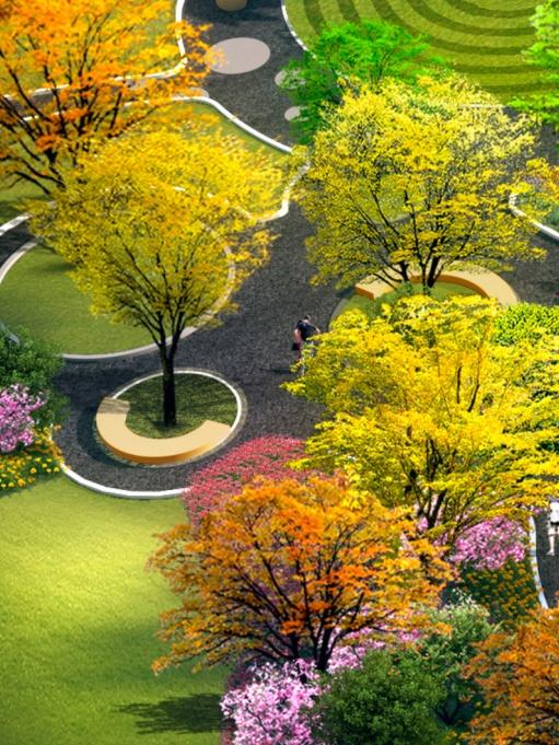 绿化景观效果图