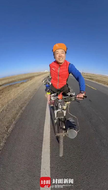 独腿独臂小伙环中国骑行8万公里喜欢在路上的感觉准备开一家残疾人