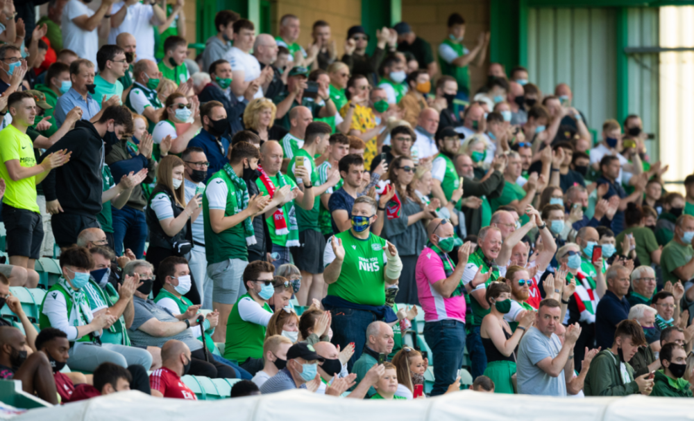 苏格兰希伯尼安俱乐部球迷 图片来源:俱乐部官网