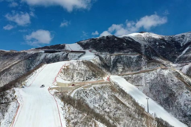 北京2022年冬奥会延庆赛区国家高山滑雪中心.北京城建集团供图