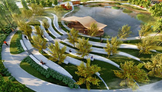 面积增加近50闵行这座公园今年将启动改扩建意向效果图抢先看