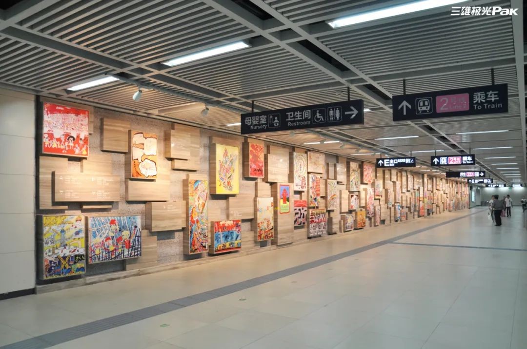 文化墙:艺术照明,提升氛围