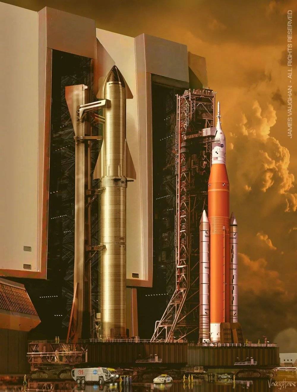 星艦和SLS的對決，纔剛剛開始 |&nbsp;James Vaughan