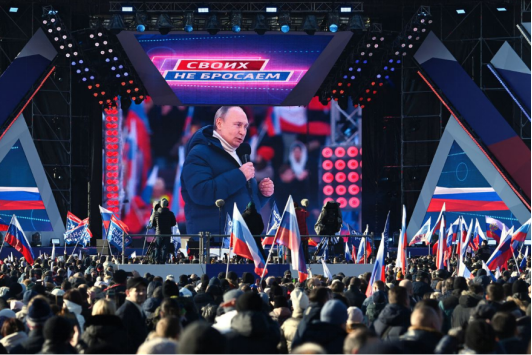 普京18日在莫斯科出现活动并发表讲话