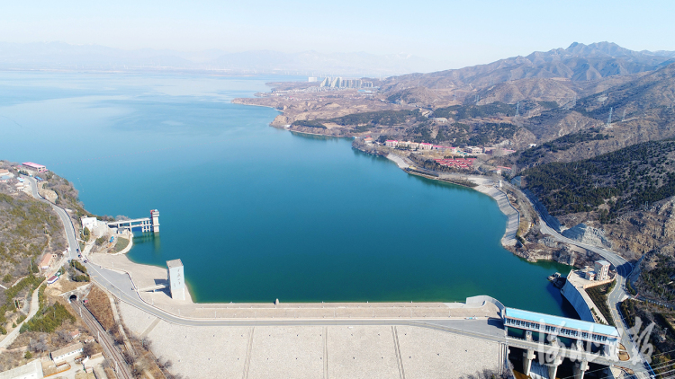 河北怀来永定河开启春季生态补水