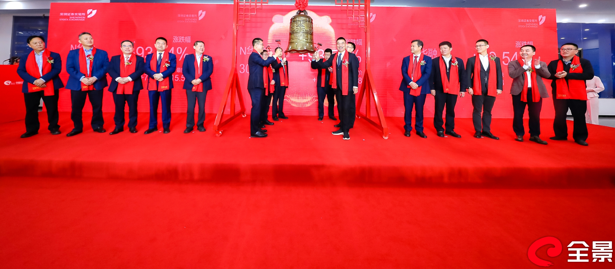 图/华融化学在深交所西部基地上市敲钟