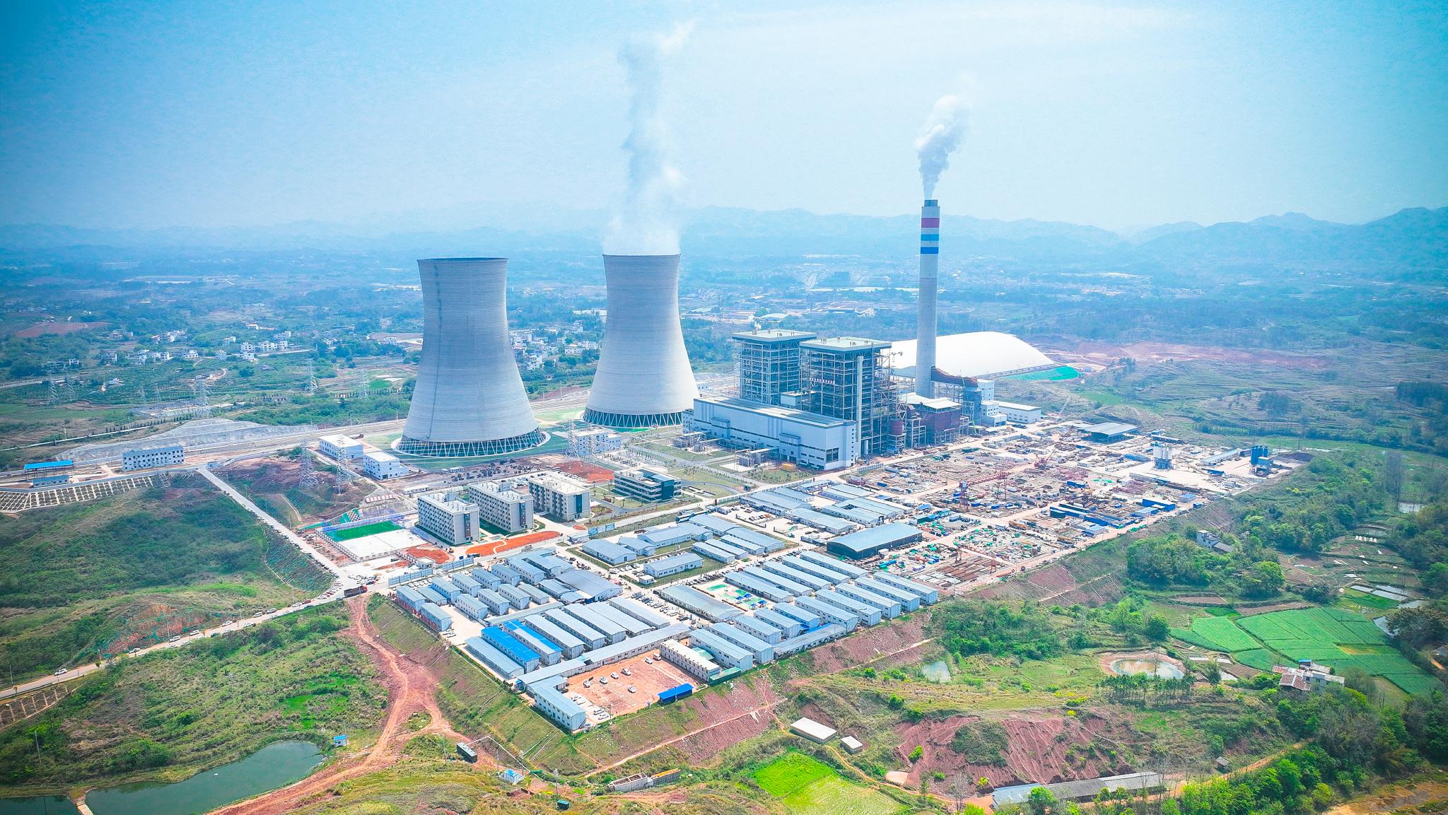 国家能源局对口支援项目江西信丰电厂首台机组投运