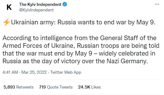 乌克兰媒体单方面说了一个日期