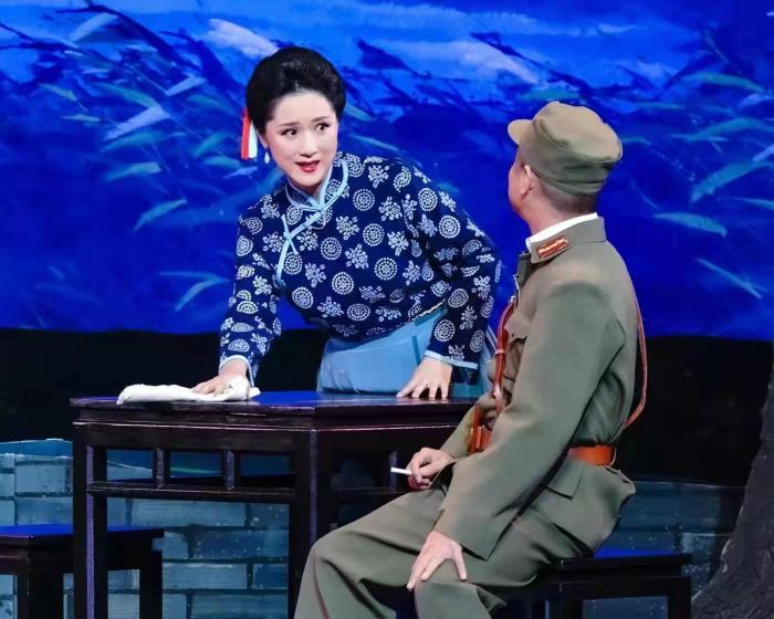 《芦荡火种》剧照.北京戏曲艺术职业学院供图