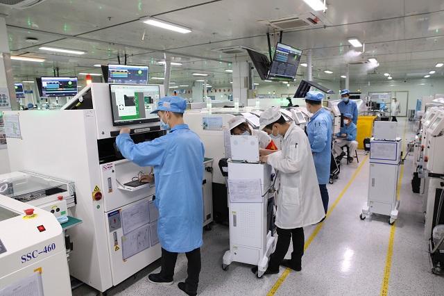 比亚迪生产车间,图片由受访者提供.