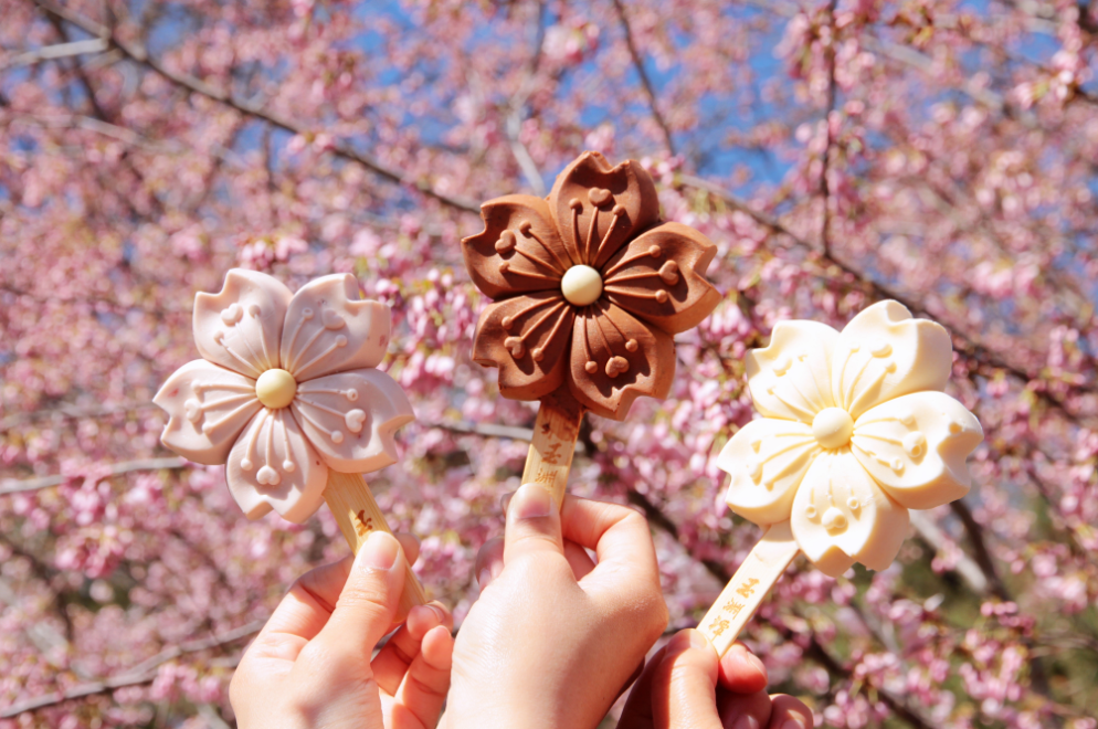 玉渊潭樱花冰淇淋第七代来喽小清新和国风你pick谁