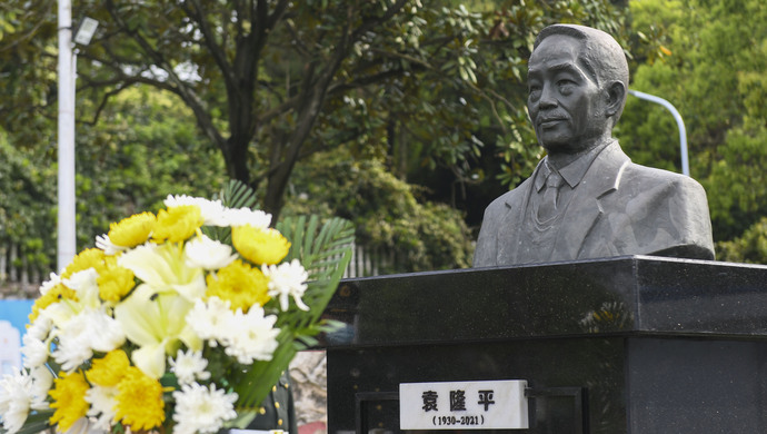 袁隆平夫人口罩上的这句话让人破防