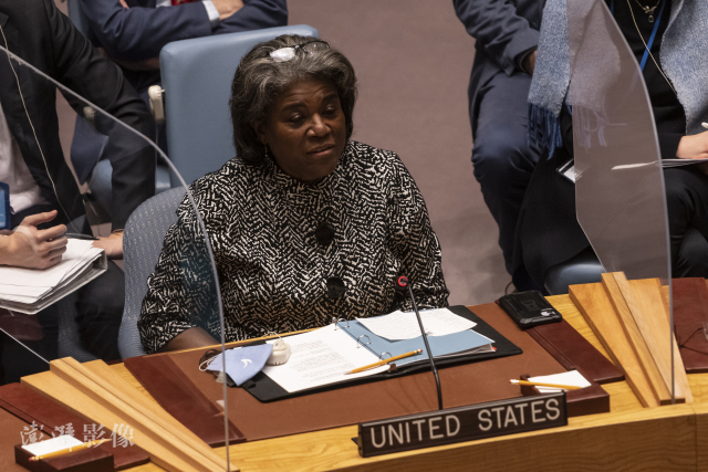 美国常驻联合国代表琳达·托马斯-格林菲尔德（资料图）图自澎湃影像