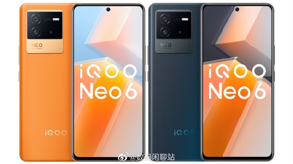 iQOO Neo6官方渲染图曝光：素皮/玻璃双材质 大尺寸后摄吸睛