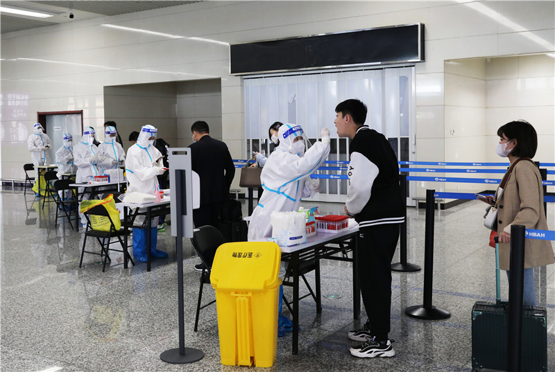 石家庄机场来石返石须持48小时内核酸证明落地需核酸检测