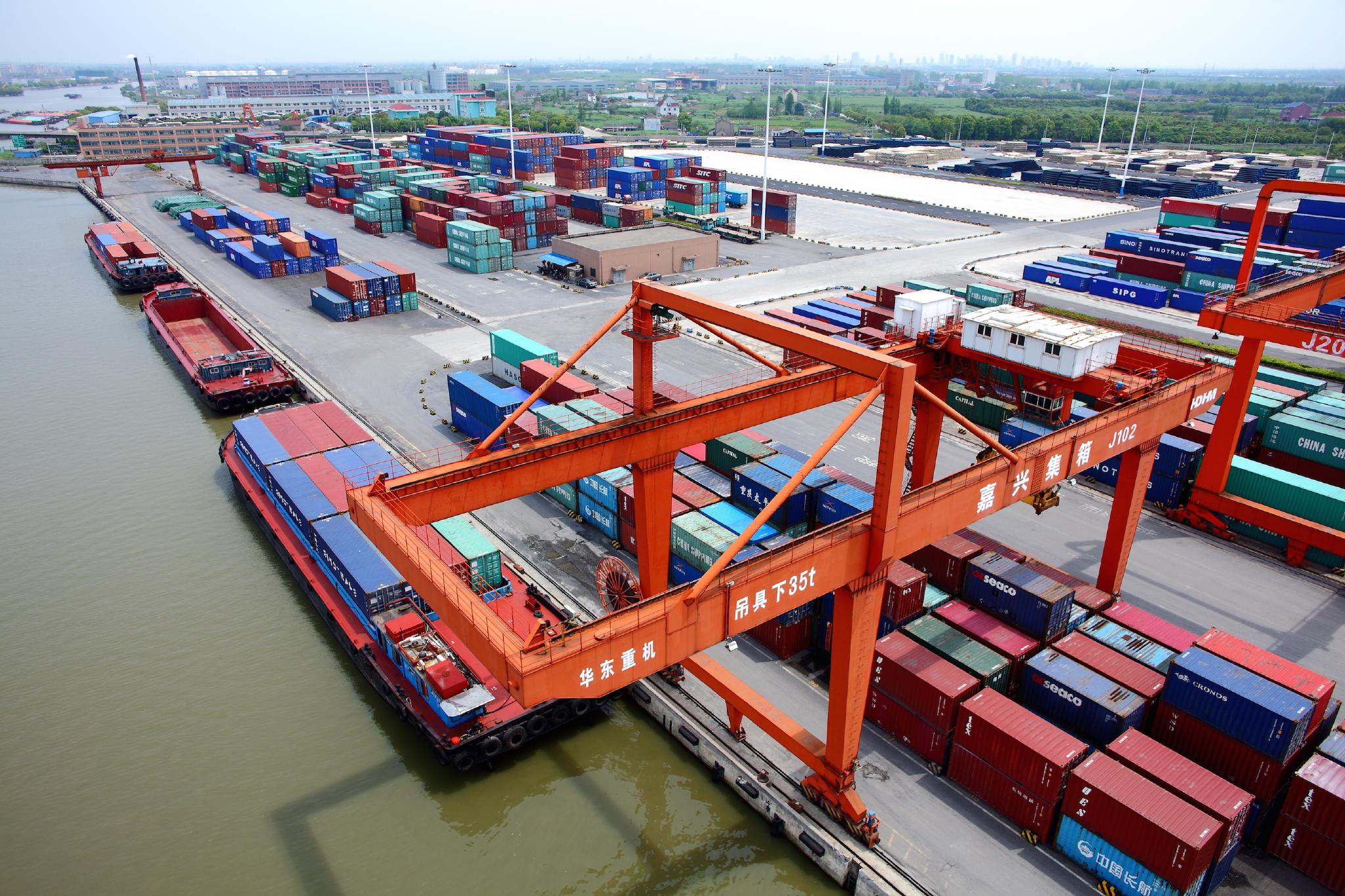 快速启动"陆改水" 推进"数字化"防疫,嘉兴港集装箱吞吐量实现一季度"