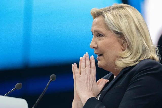 资料图:玛丽娜·勒庞.图/ic photo