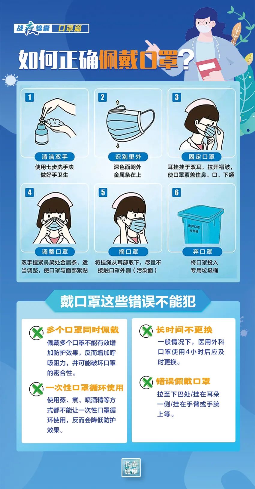 口罩佩戴与临时存放的正确方法请查收