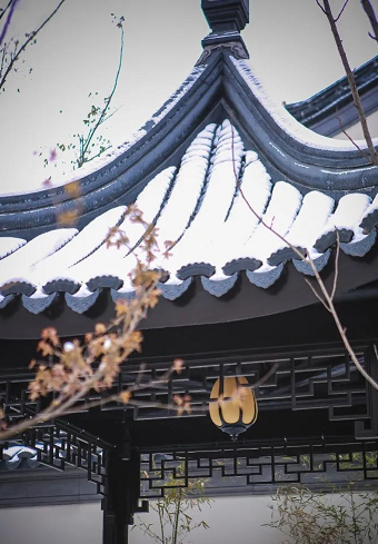 中式合院的春、夏、秋、冬