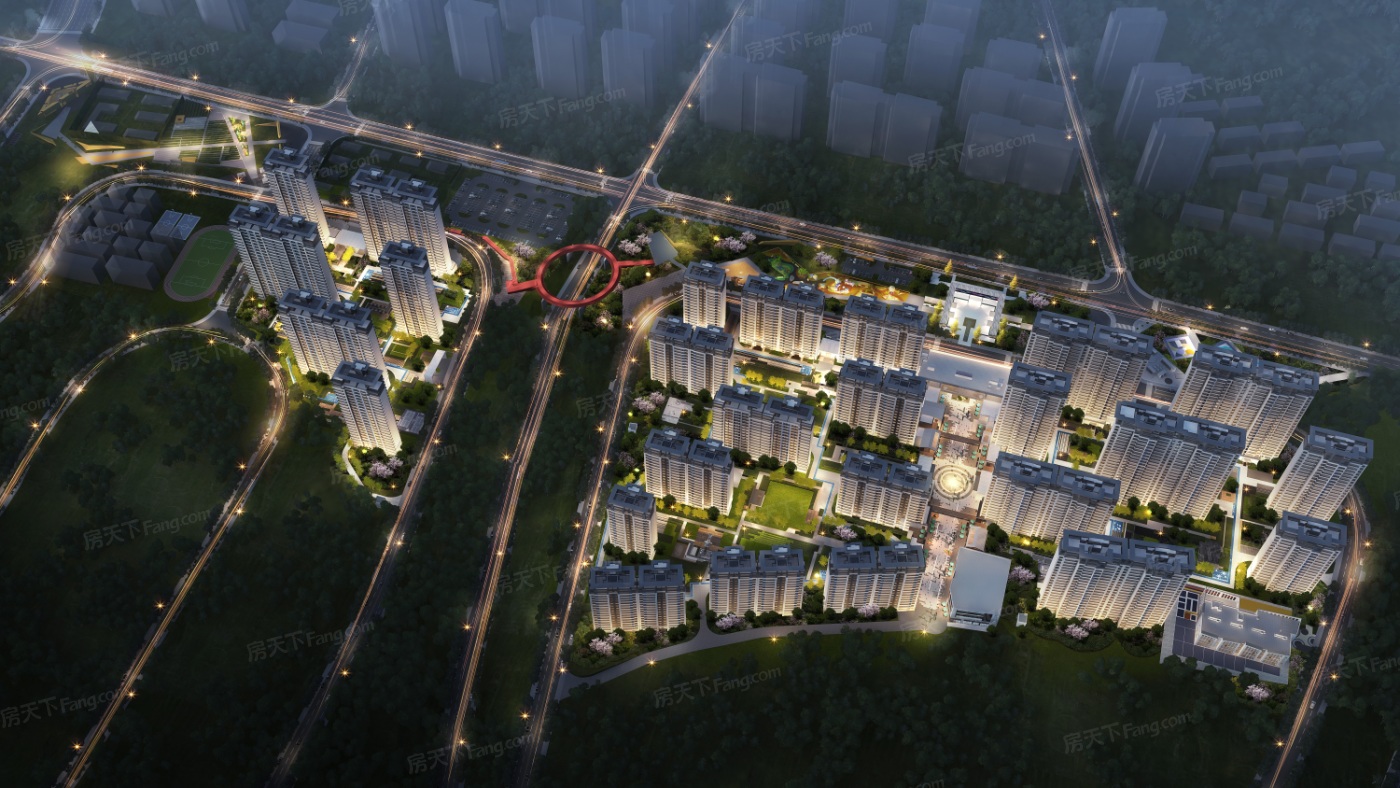 万科城山望鸟瞰图