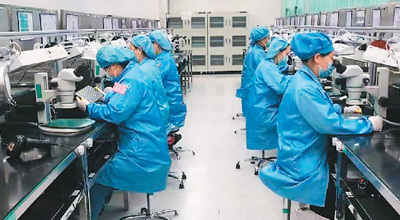 台企环旭电子股份有限公司旗下位于上海的工厂在疫情下坚持生产.