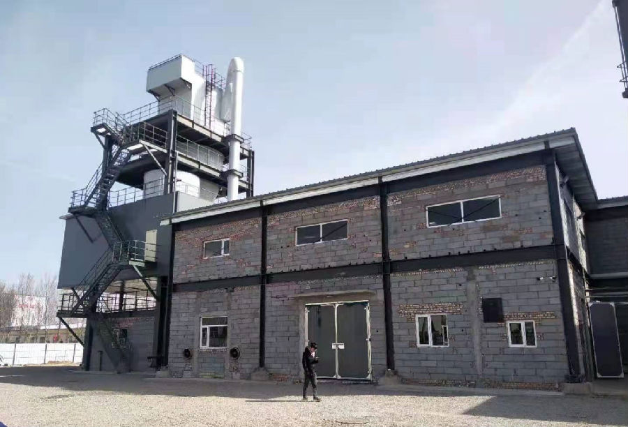 小容量生物质粉体锅炉房外观