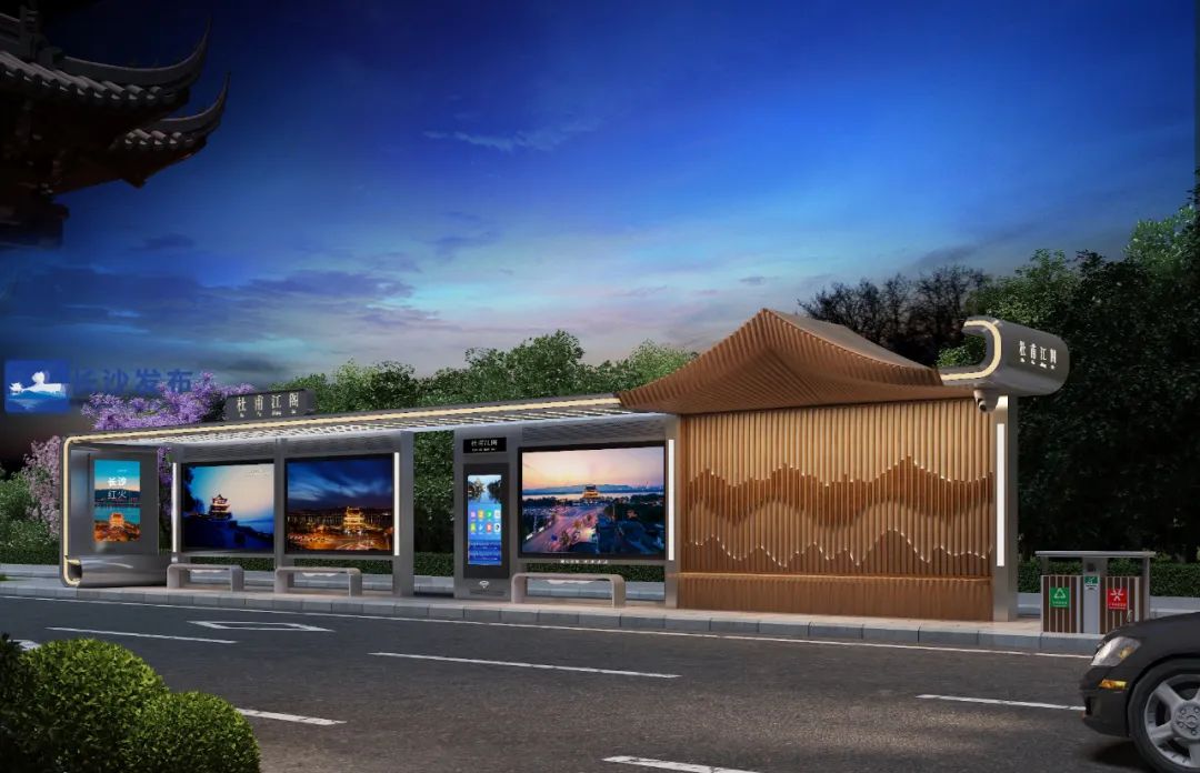 (杜甫江阁公交车站效果图&nbsp;)