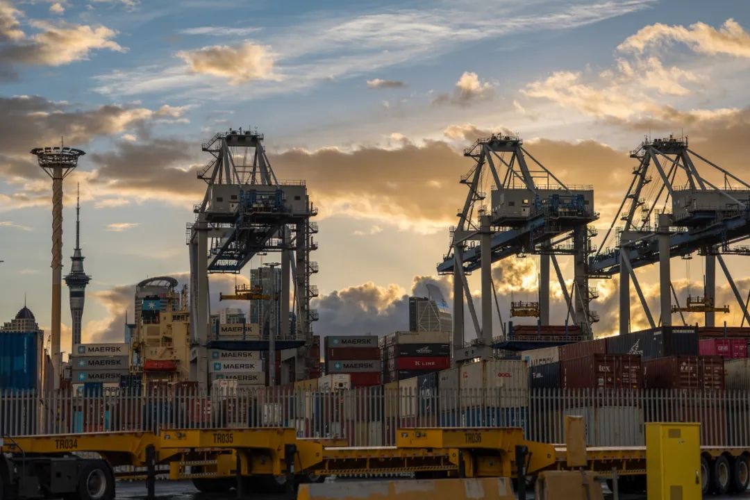 图为3月23日拍摄的新西兰奥克兰集装箱码头.新华社发(张又摄)