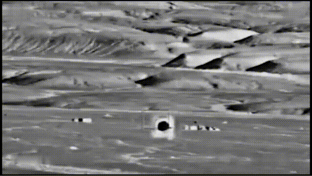 以色列激光武器拦截测试画面