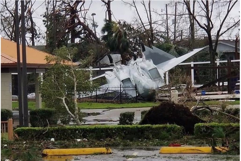2018年10月，廷德尔空军基地被飓风摧毁