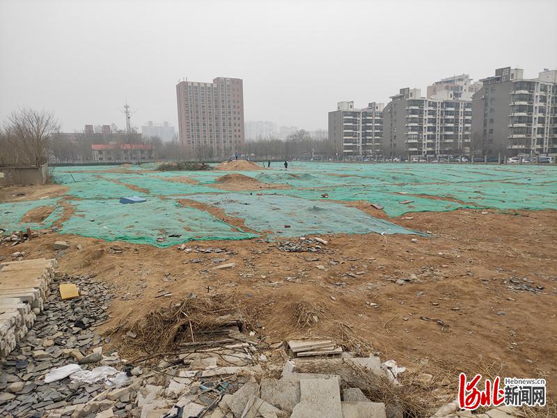 图为珠峰国际花园小区荒废空地.网民供图