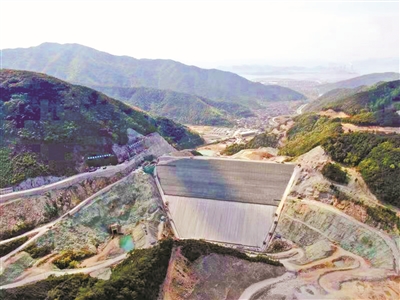 宁海抽水蓄能电站水库大坝筑就