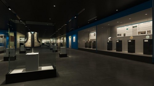 丝绸之路数字博物馆线上展厅一角