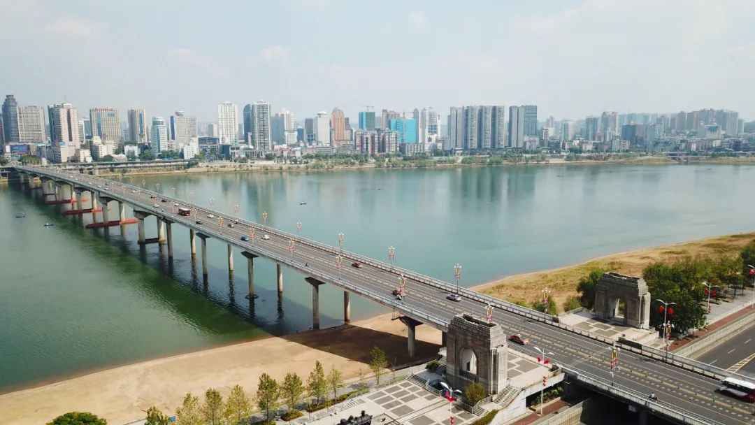 航拍株洲大桥(一桥)&nbsp