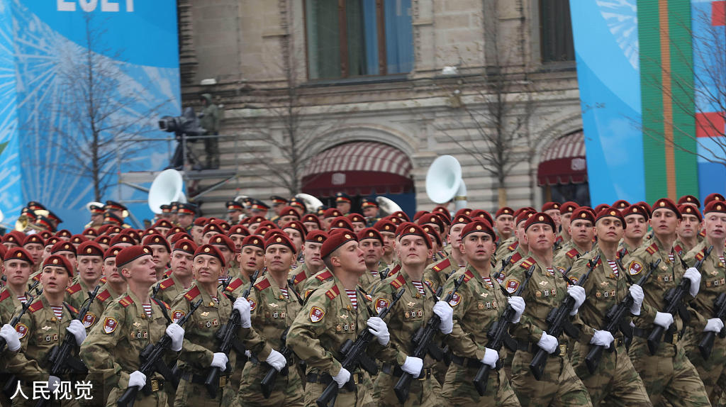 2021年5月9日,莫斯科红场举行阅兵纪念卫国战争胜利76周年.(资料图)